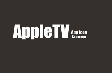 Apple TV Icons Generator
